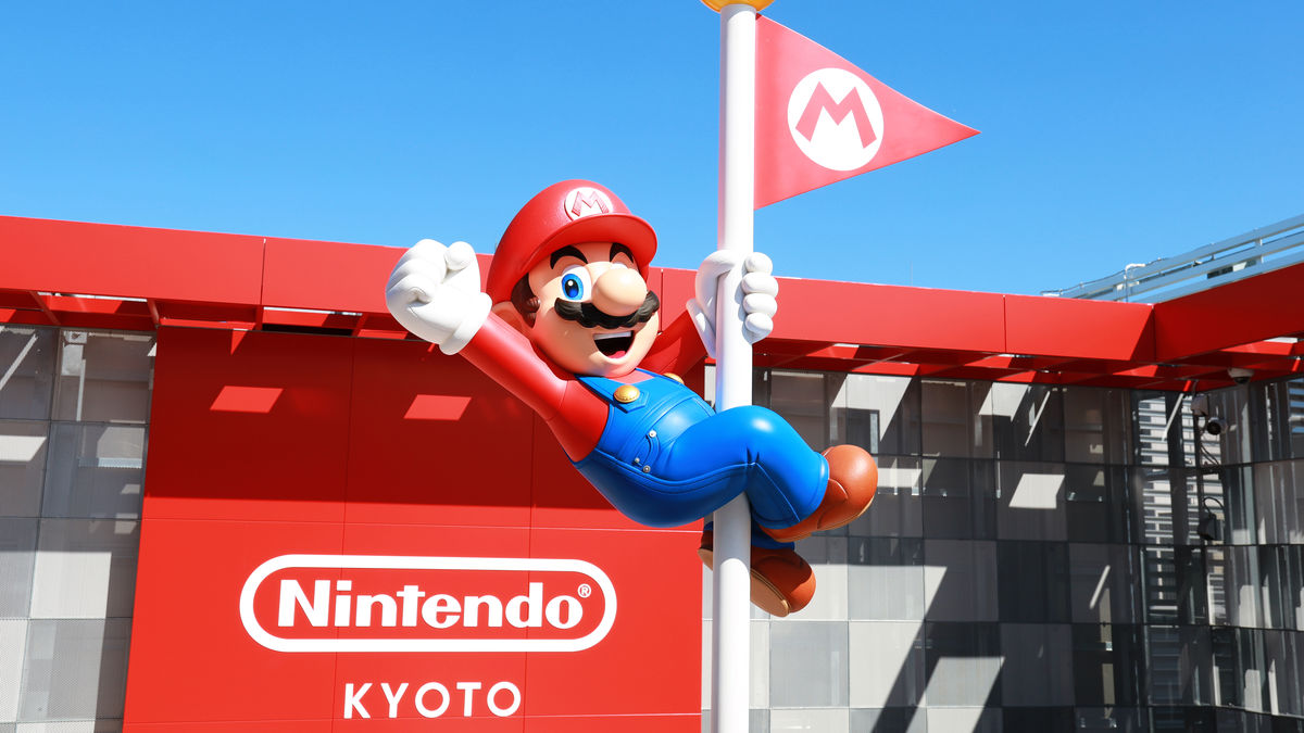 屋上でマリオが待ち構える任天堂オフィシャルストア「Nintendo KYOTO
