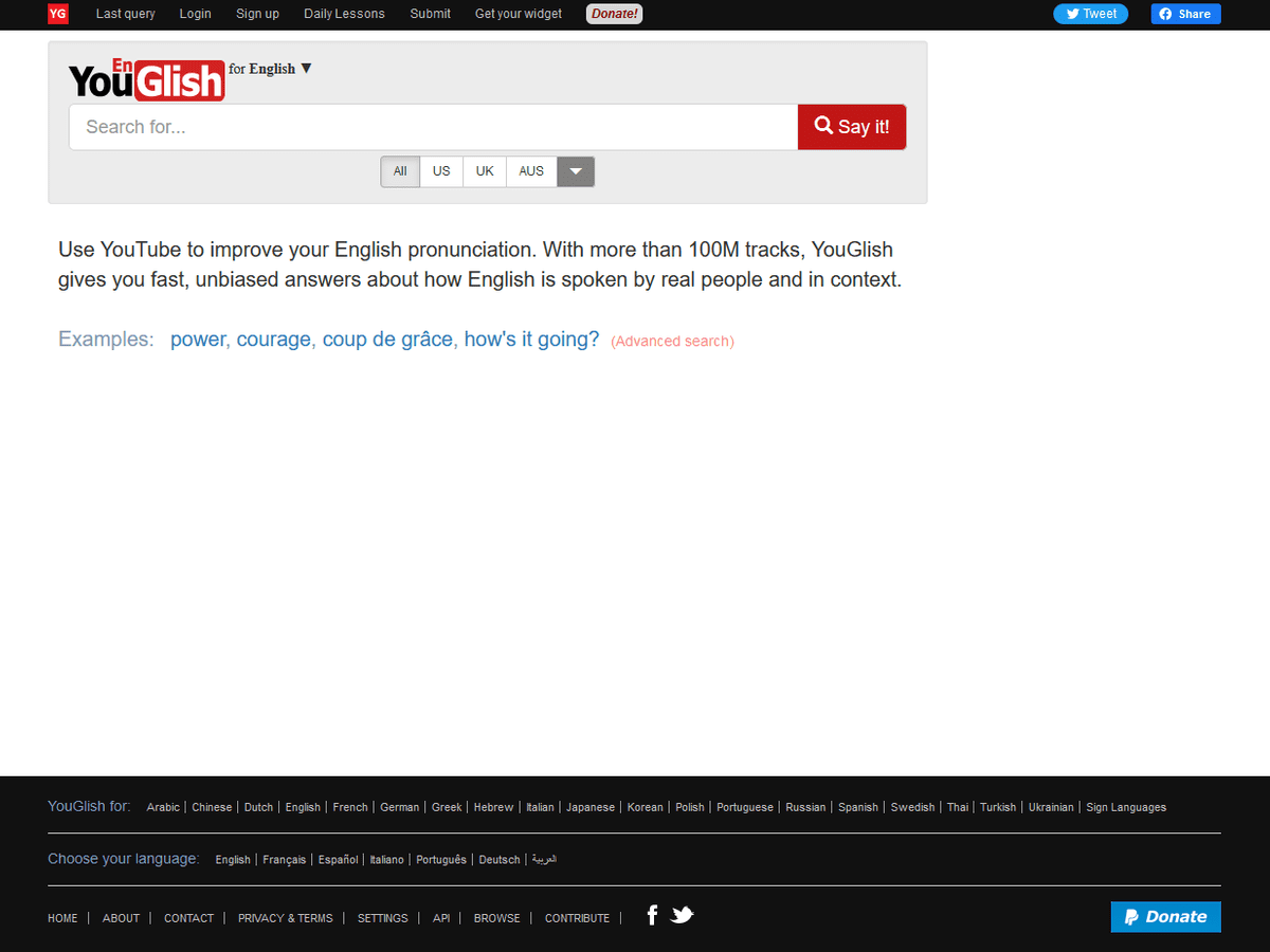 YouTube Web YouGlish GIGAZINE