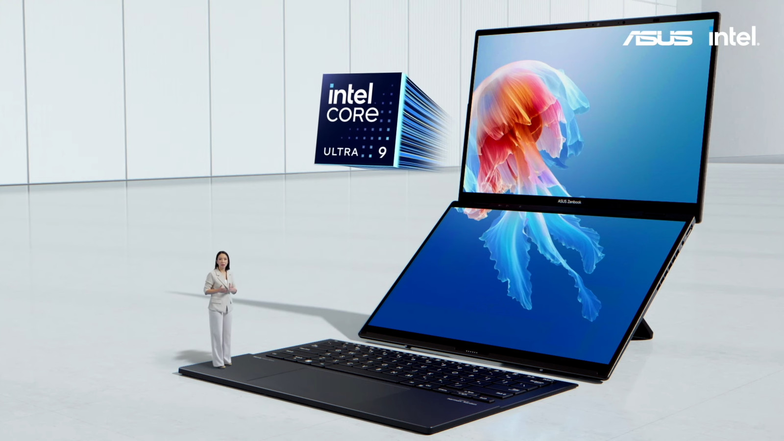 ASUS Zenbook Duo debuts at CES 2024 with dual 14-inch screens