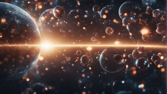Announcing a new theory that the universe is expanding because it swallows and absorbs tiny “infantile parallel universes,” which matches observational results more precisely than current cosmology.