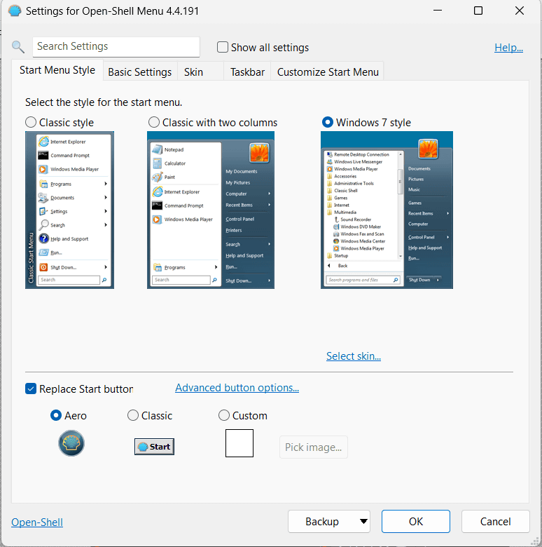  Windows Open Shell Menu GIGAZINE