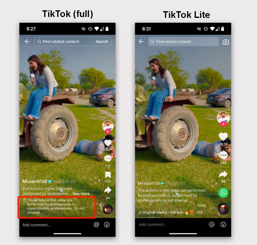 TikTok Lite Targeted At Developing Countries Has No Labels For AI 
