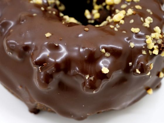 The surface of 'Black Thunder Chocolate'