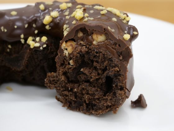 Cross-section of 'Black Thunder Chocolate'