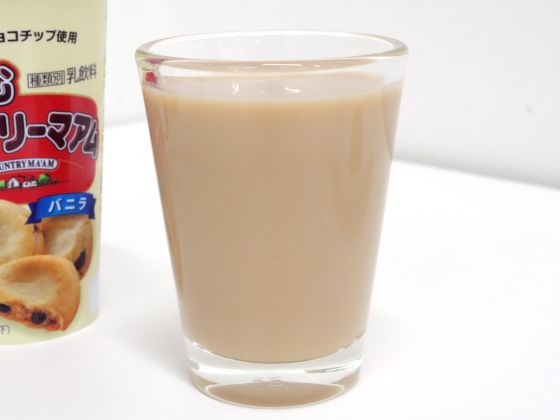 「飲むカントリーマアム バニラ」の色をチェック