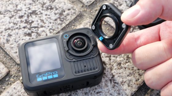 GoPro HERO13 Black lens removed