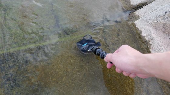 GoPro HEROを水に突っ込む