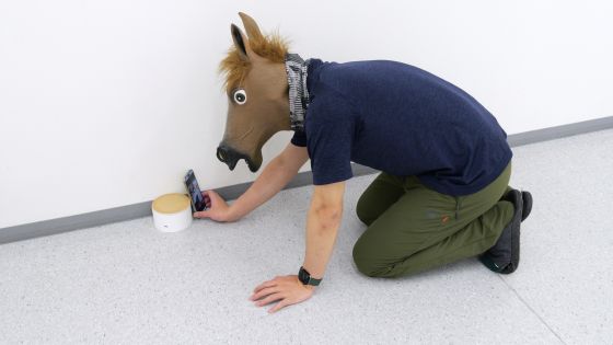 スマートフォンを設置