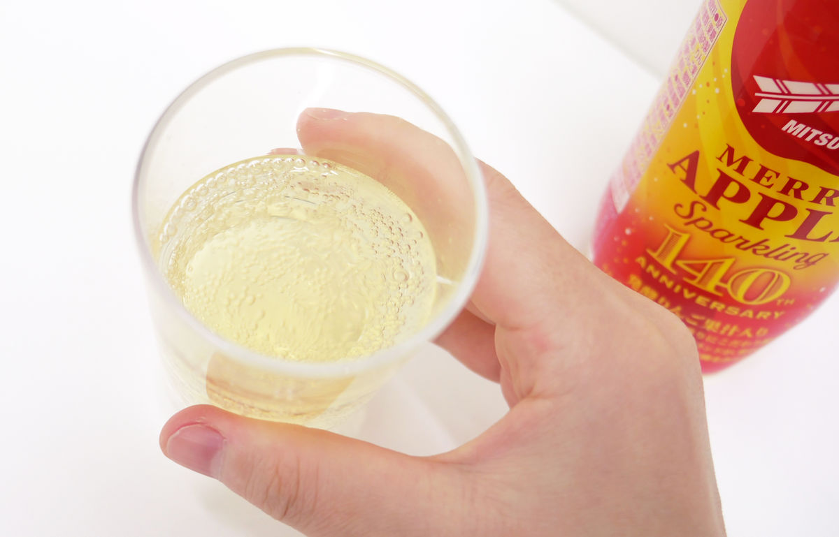 爽やかなりんごの風味＆キレのある炭酸で食事やスイーツに超マッチする