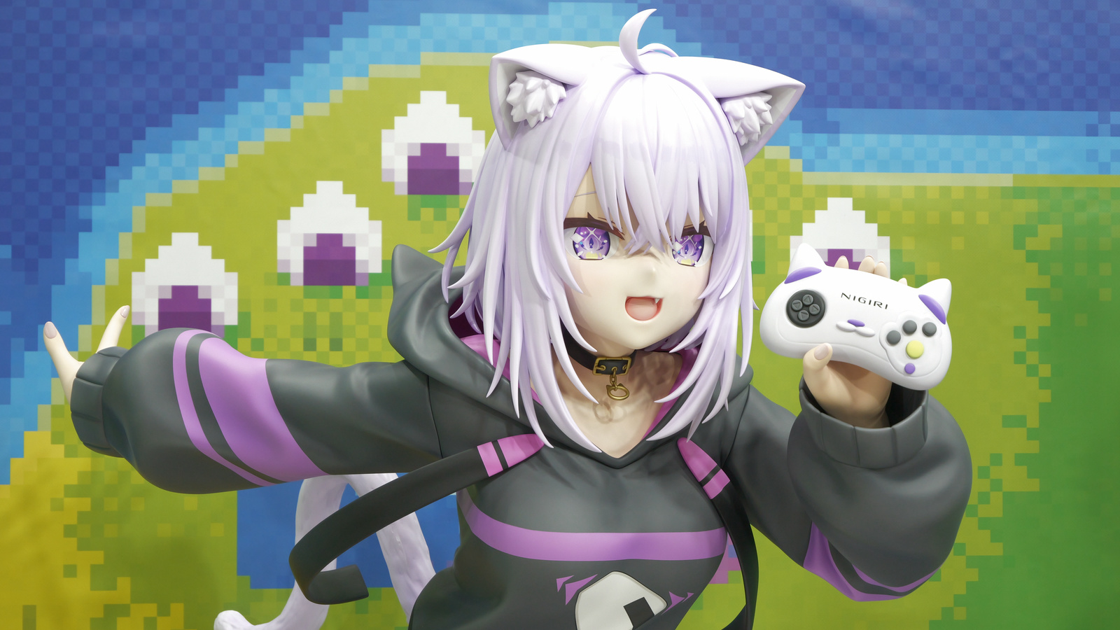 ホロライブ　hololive　プレイマット　猫又おかゆ 大神ミオ 大空スバル BORUMETE(ぼるめて)@2日目西め-40b on X: 