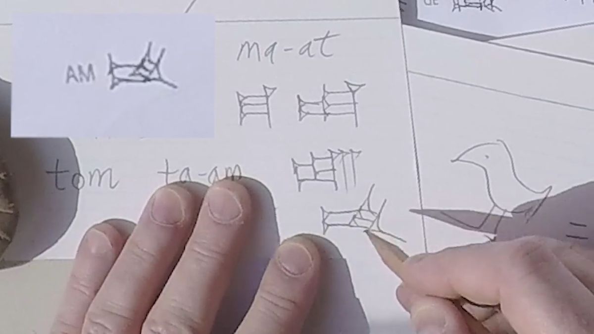 楔形文字の書き方」を専門家がレクチャーする動画が公開中 - GIGAZINE