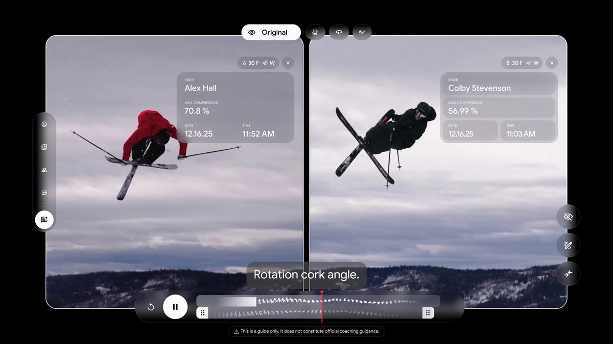 Googleが冬季五輪のスキーヤーやスノーボーダーの技をAIでリアルタイム分析するプラットフォームを開発 - GIGAZINE