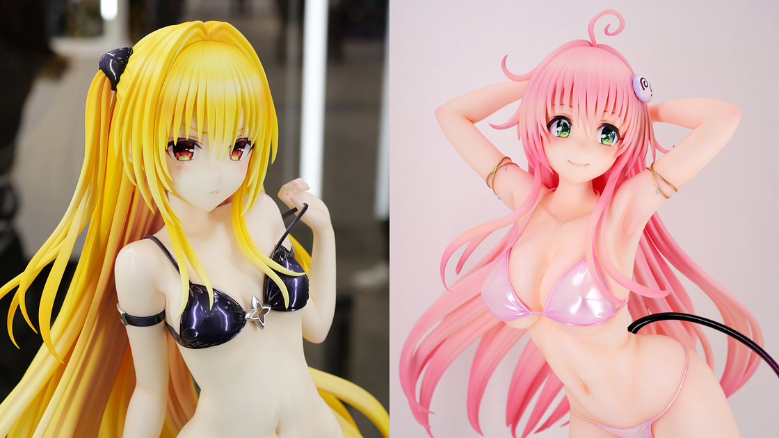 To LOVEるのヤミさんとララの水着フィギュアを色んな角度から撮影してみました - GIGAZINE