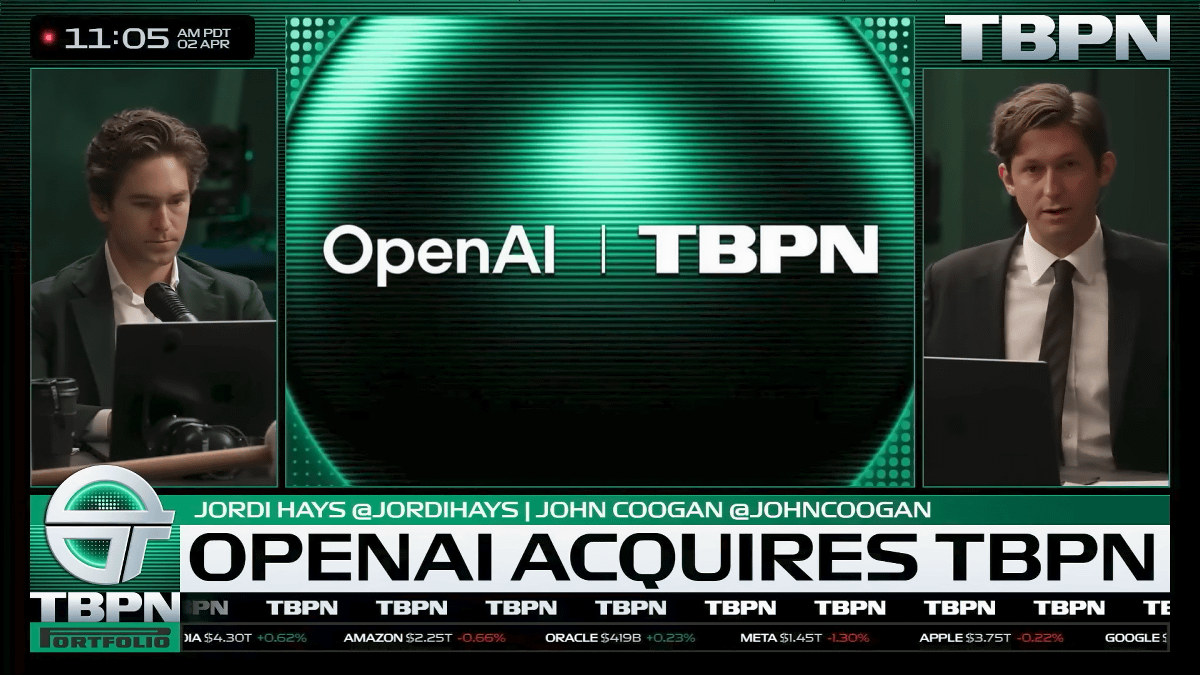 OpenAIが動画メディア企業のTBPNを買収