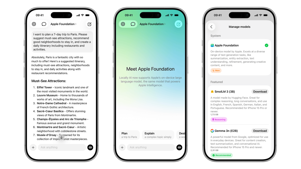 iPhone用ローカルAI実行アプリ「Locally AI」がLM Studioに買収される
