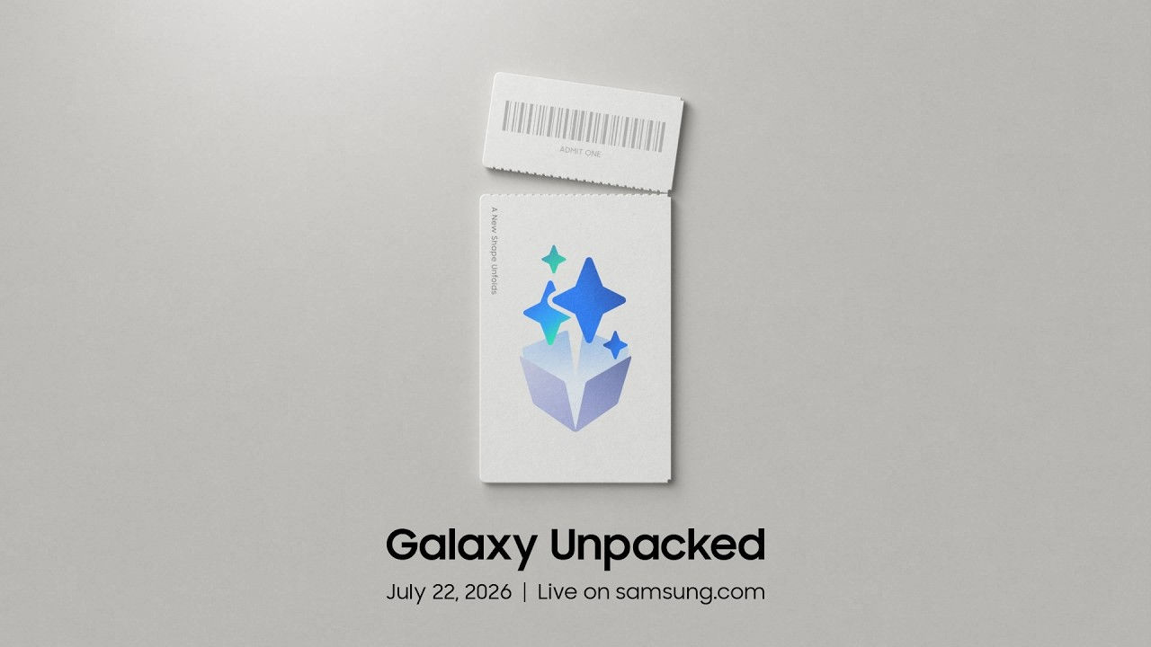 Samsungが7月22日22時から新製品発表イベント「Galaxy Unpacked」を開催すると発表、3つの折りたたみスマホやSamsung独自のスマートグラスが登場するとの予想