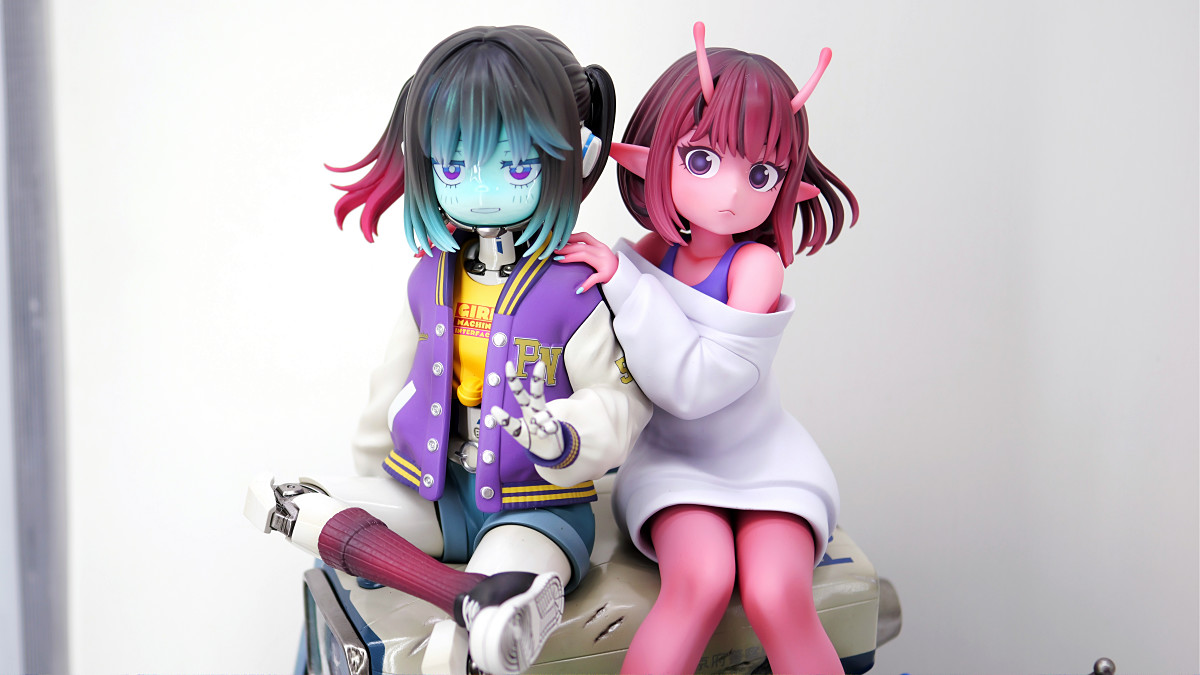 「銀河特急 ミルキー☆サブウェイ」のチハルとマキナがフィギュア化、ポッピーくんもいるよ